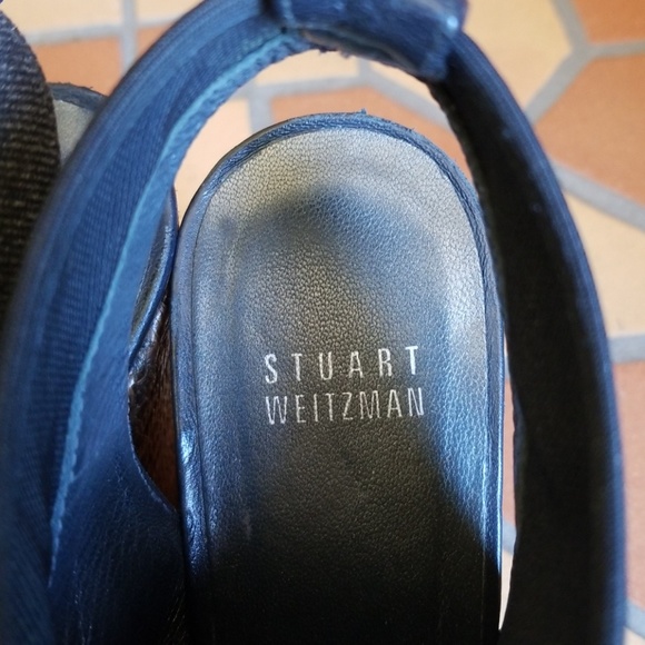 Stuart Weitzman High High Wicker Wedges - Picture 4 of 8